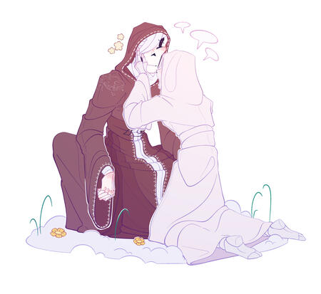 Arem!Gaster y KillNight!Sans Ambos pertenecen a Heartkiller_s